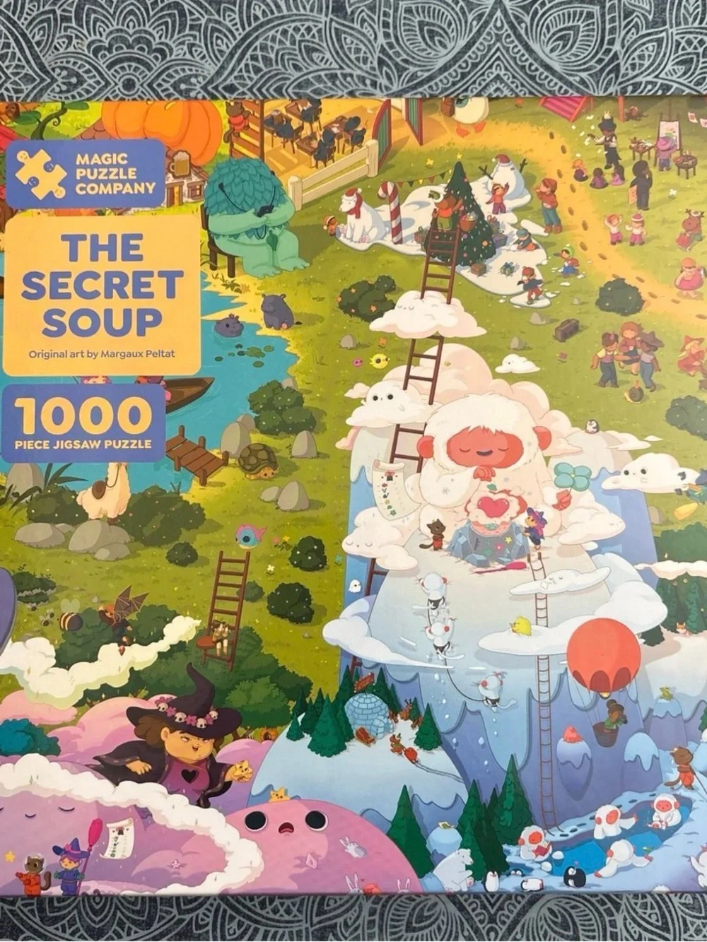 Magic Puzzle Company The Puzzled Patron & Secret Soup 1000 Piece Puzzles
